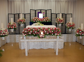 1日葬プラン【花祭壇】